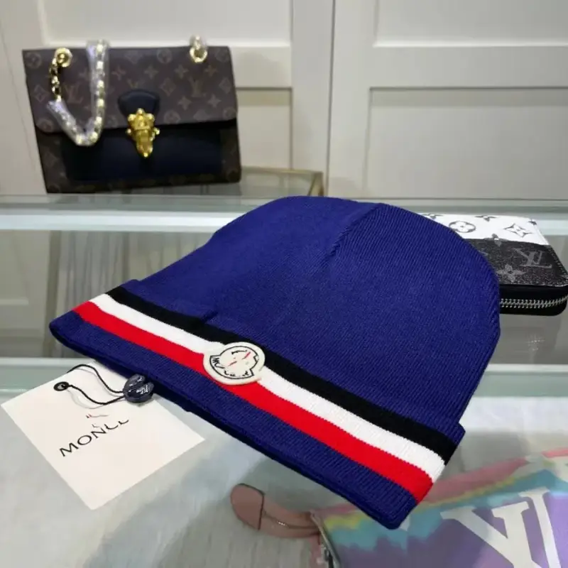 Budget Moncler Beanie — blue colorway — USFans Spreadsheet photo