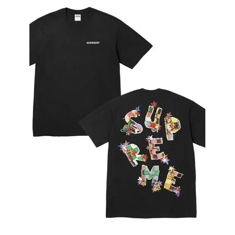 Supreme T-Shirts Cross-Logo — B363 Black Back Color colorway — Kakobuy Spreadsheet photo