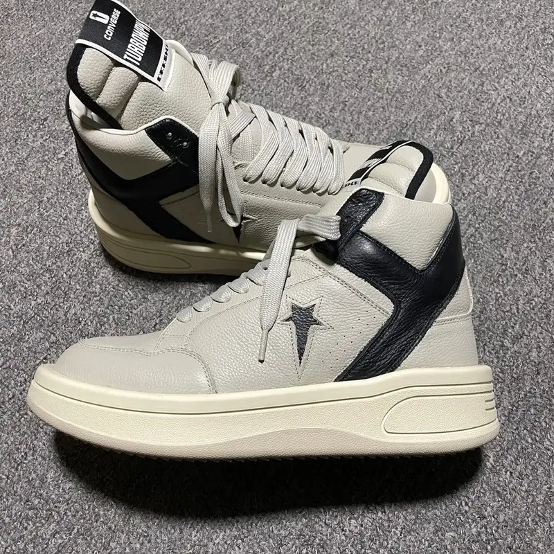 Rick Owens Shoes — RO Grand Converse Grey colorway — Kakobuy Spreadsheet photo