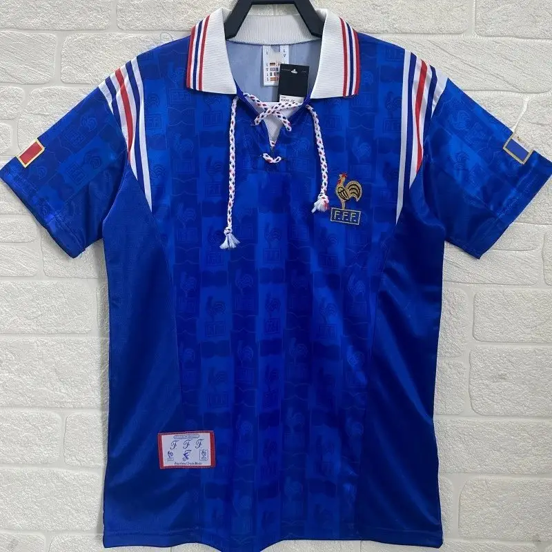Brazil 1998 Jersey — 1996 France at home colorway — USFans Spreadsheet photo