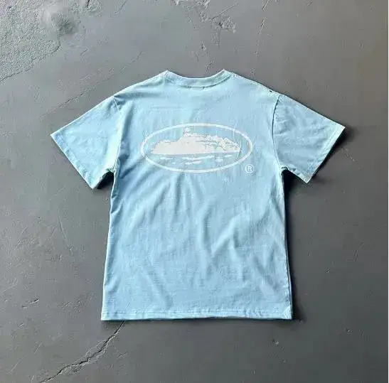 Corteiz Tee — light blue colorway — USFans Spreadsheet photo