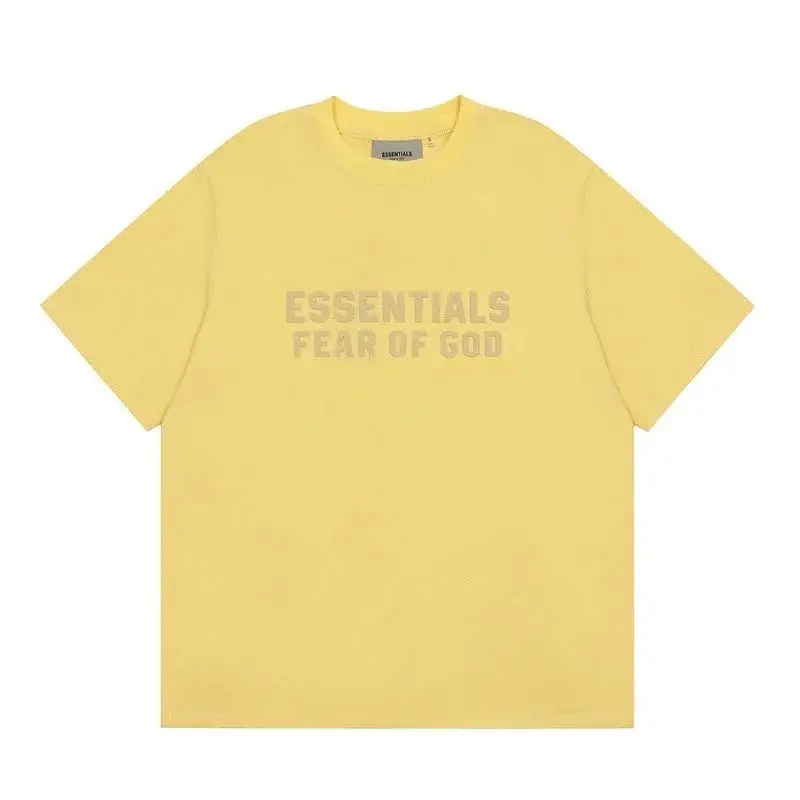 Essentials T-Shirts — 2402 bright yellow colorway — Kakobuy Spreadsheet photo