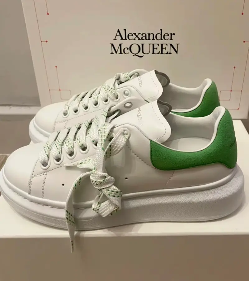 Alexander McQueen Trainers — Green Tail colorway — Kakobuy Spreadsheet photo