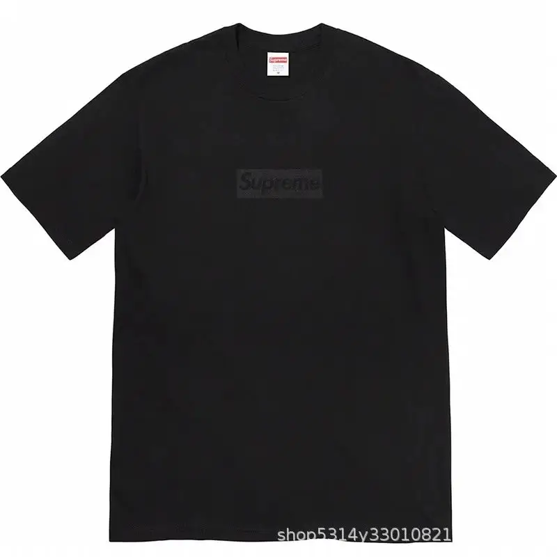 Supreme T-Shirts Cross-Logo — B329 same color black colorway — Kakobuy Spreadsheet photo