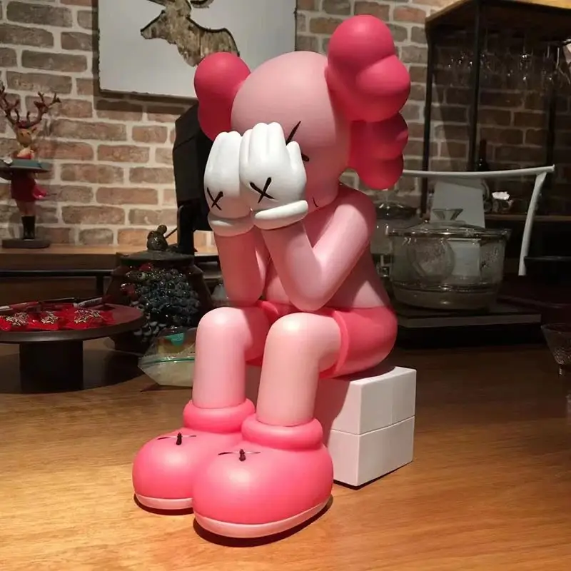 Kaws Figure — 28cm shy pink colorway — USFans Spreadsheet photo