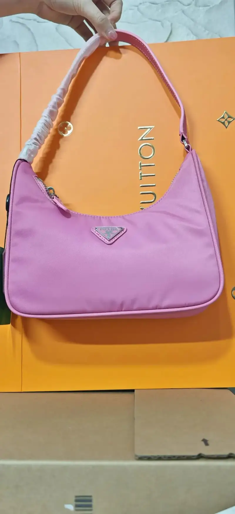 Prada Bag — Rose red colorway — USFans Spreadsheet photo