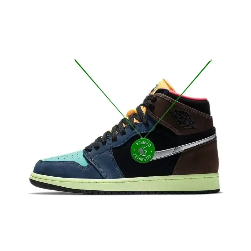 Off-White AJ1 University Blue — Colorful colorway — USFans Spreadsheet photo