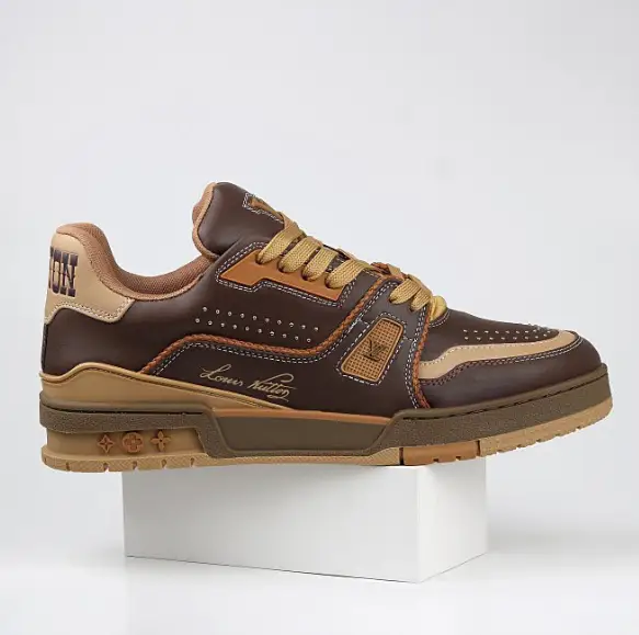 LV Trainers Monogram Black Denim Sneakers — 39 colorway — Kakobuy Spreadsheet photo