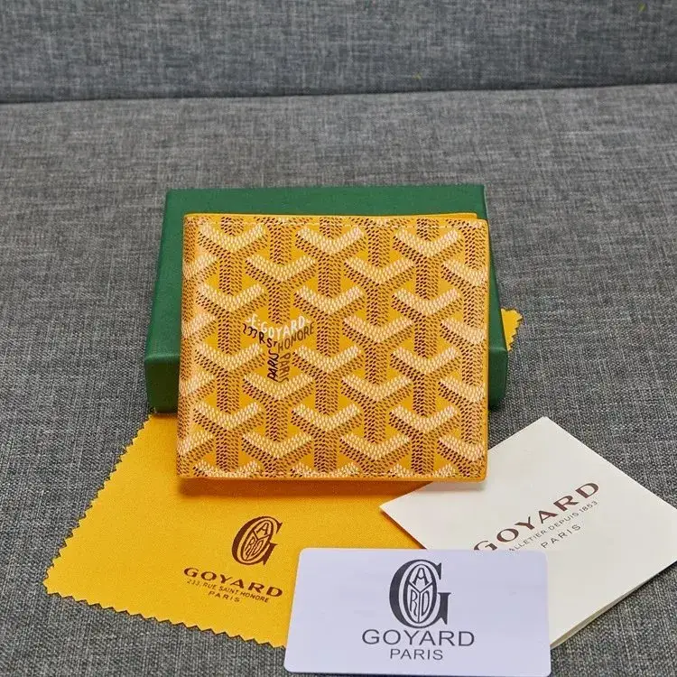 Goyard Wallet — Style 2 yellow colorway — USFans Spreadsheet photo