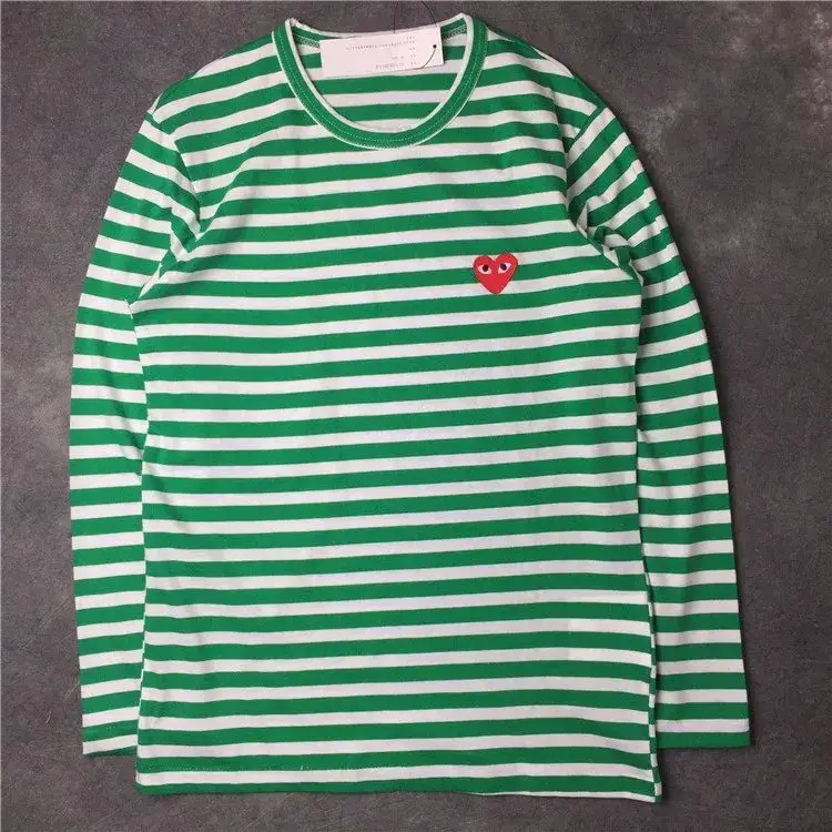 CDG Play SS24 Hoodie — green colorway — USFans Spreadsheet photo