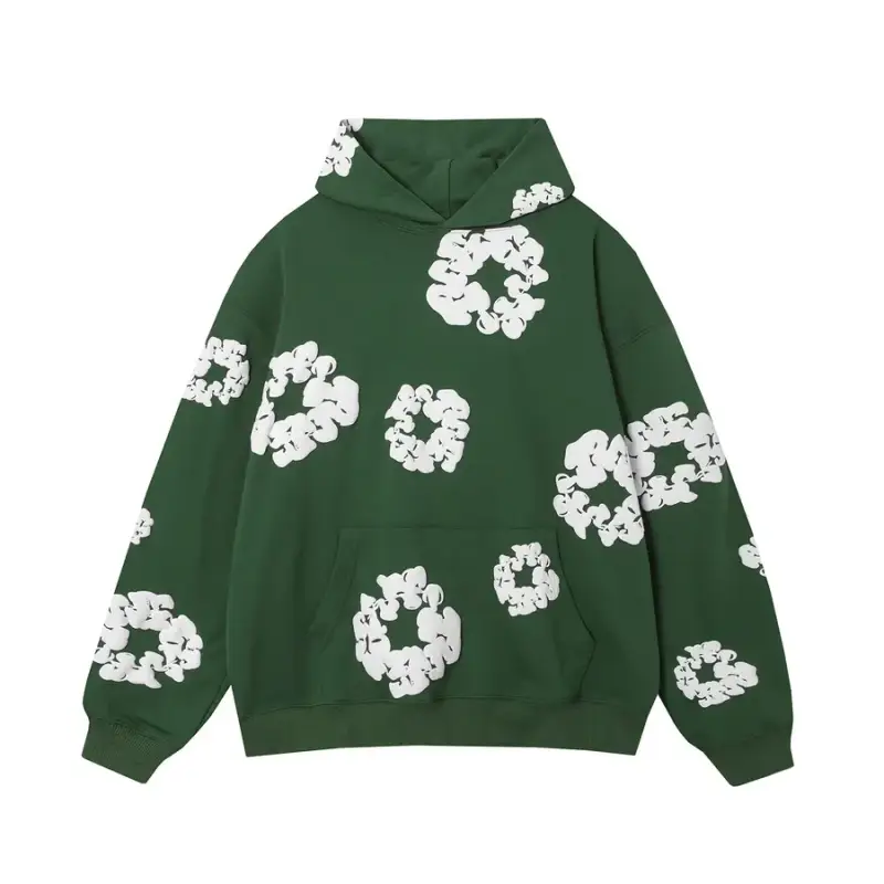 Denim Tears Hoodie — Green [coat]] colorway — USFans Spreadsheet photo