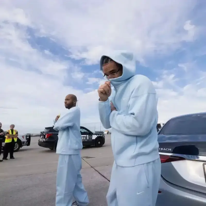 Nocta Black Tech Tracksuit — Suit Light Blue colorway — USFans Spreadsheet photo