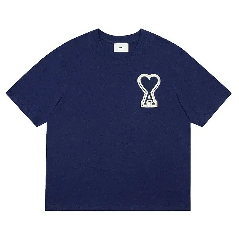 Ami Paris T-Shirts With Big Logo — navy blue colorway — USFans Spreadsheet photo