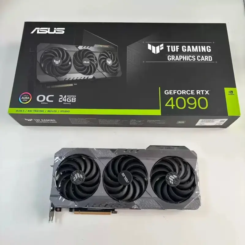 Graphic Card RTX5090 Phantom — ASUS RTX4090 TUF colorway — USFans Spreadsheet photo