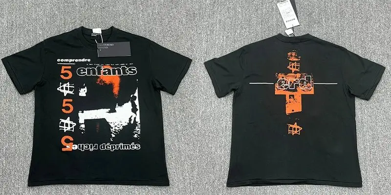ENFANS Tees — Cyan Black 2 SGJ-606 colorway — Kakobuy Spreadsheet photo