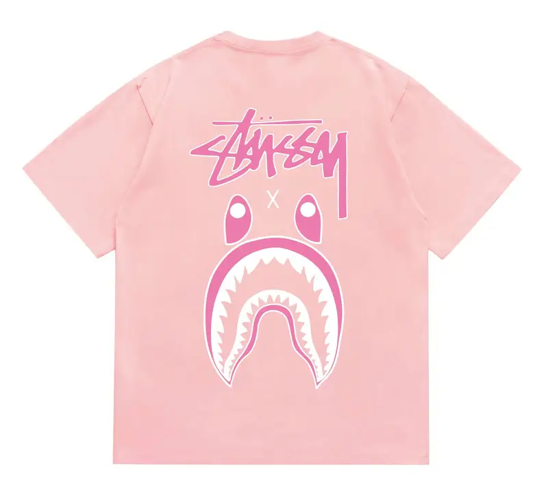 Bape x Stussy Tee — 204 powder white colorway — USFans Spreadsheet photo