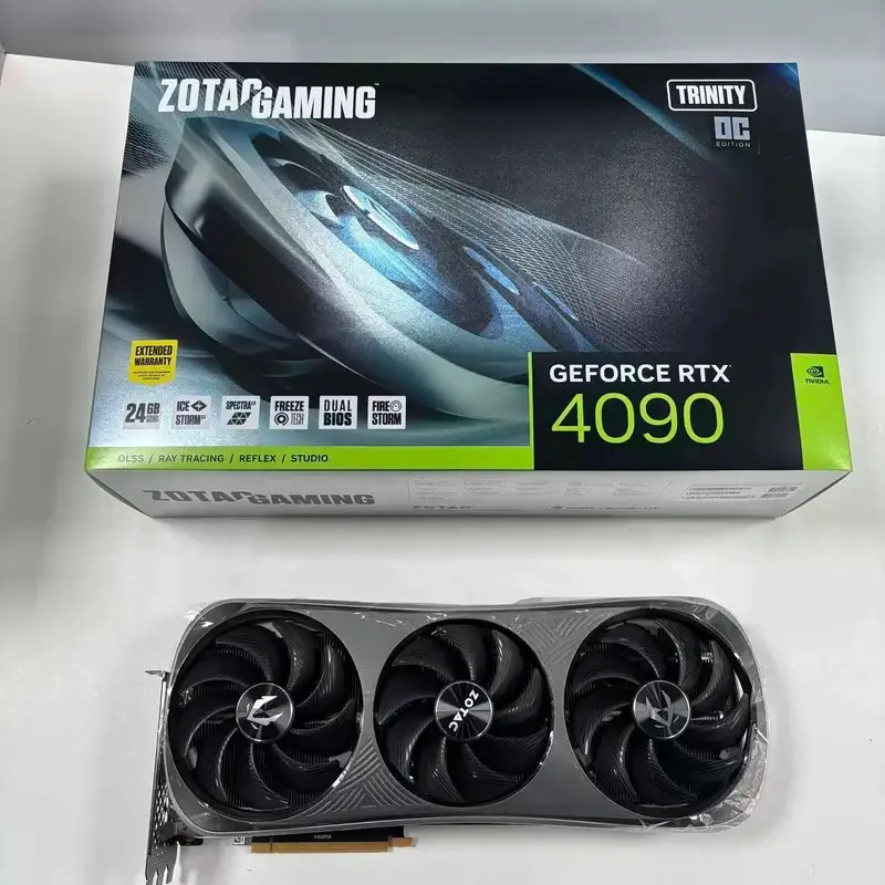 Graphic Card RTX5090 Phantom — ZOTAC RTX4090 colorway — USFans Spreadsheet photo