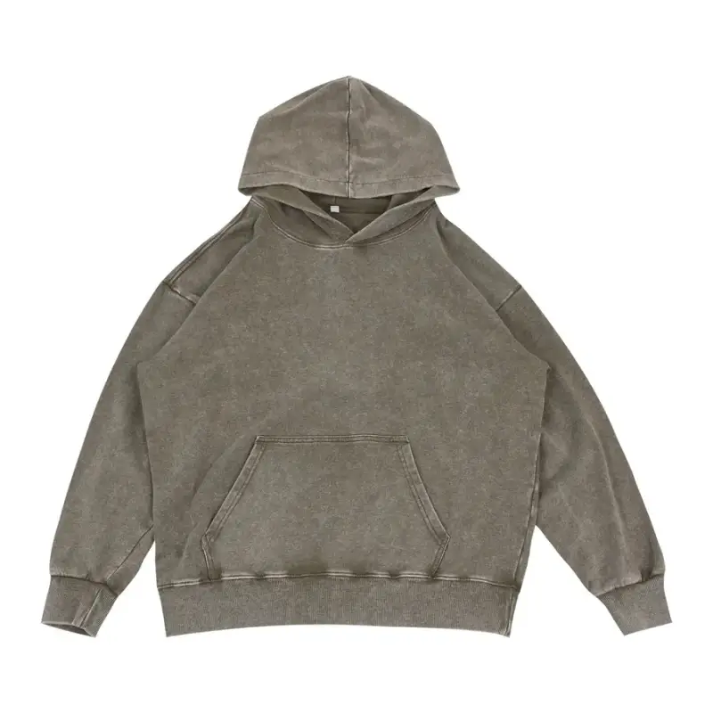 Unionkingdom 450G Washed Hoodie — Washed-out vintage military green colorway — Kakobuy Spreadsheet photo