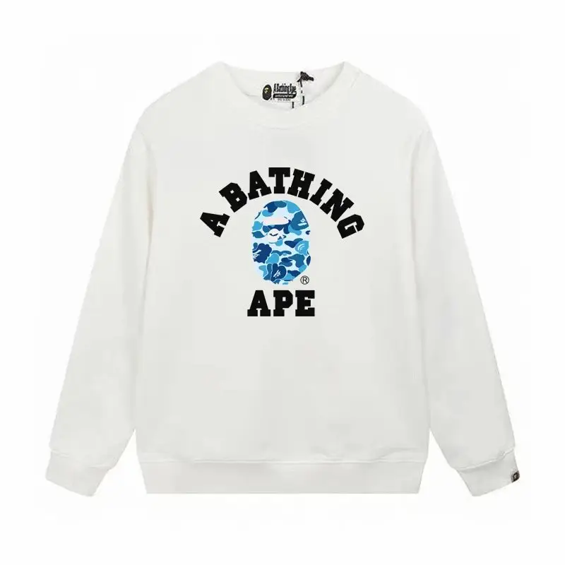 Bape Crewneck — W169 White Blue colorway — USFans Spreadsheet photo