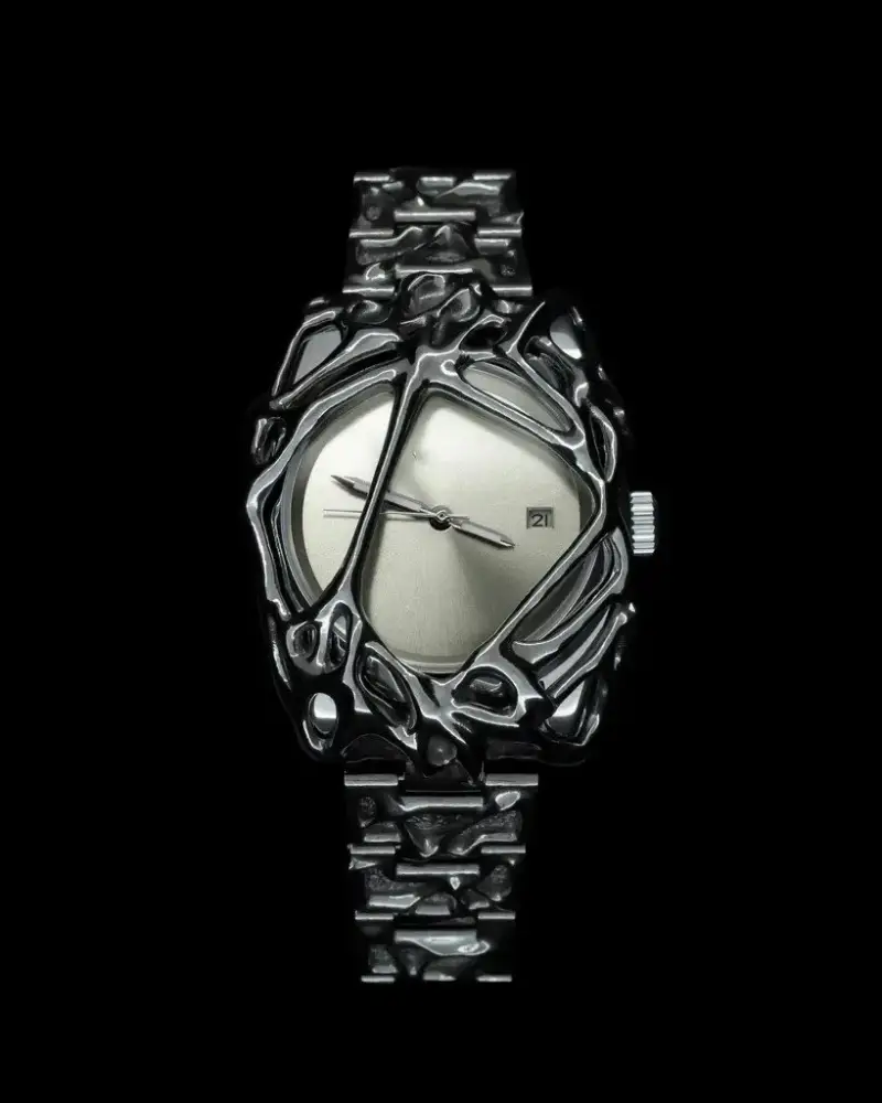 Kiosk Watch — Quiet Silver [Send Sterling Silver Cuban colorway — USFans Spreadsheet photo