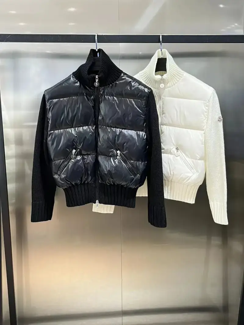 Moncler Wool Puffer Cardigan — Black colorway — USFans Spreadsheet photo