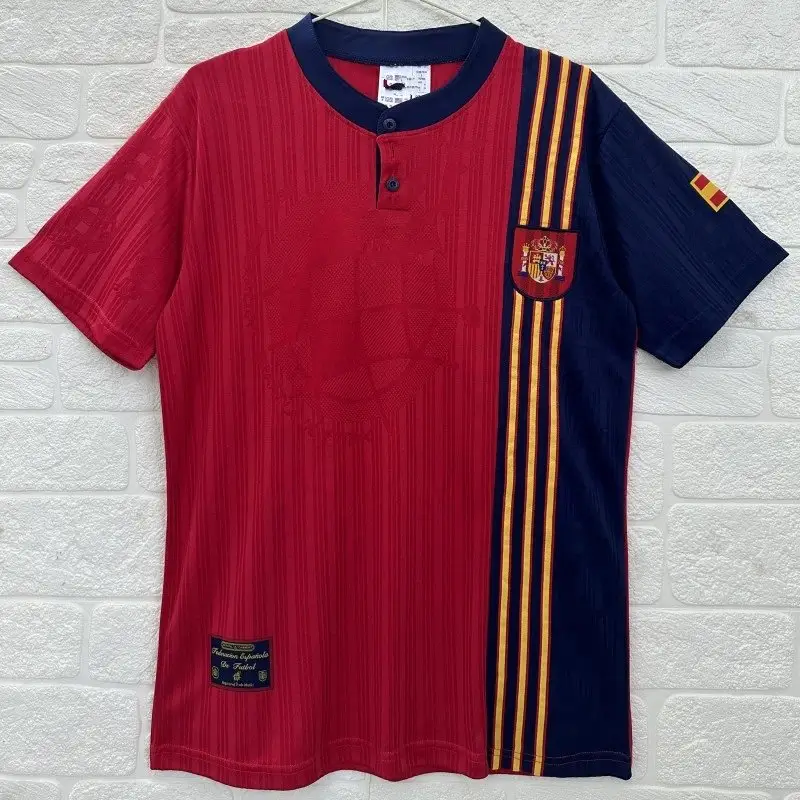 Brazil 1998 Jersey — 1996 at home in Spain colorway — USFans Spreadsheet photo