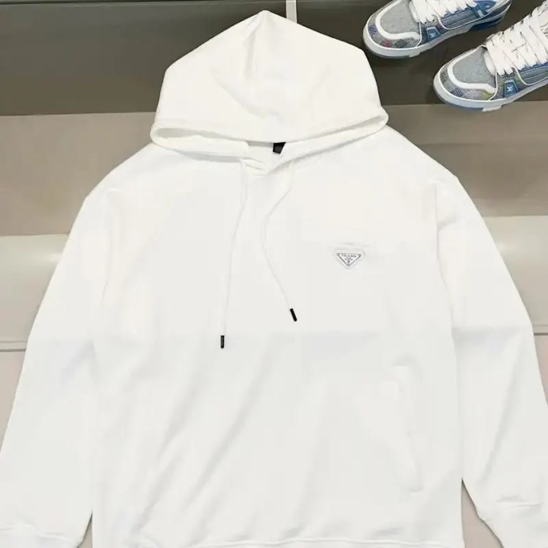 Prada Hoodie — White 2 colorway — USFans Spreadsheet photo