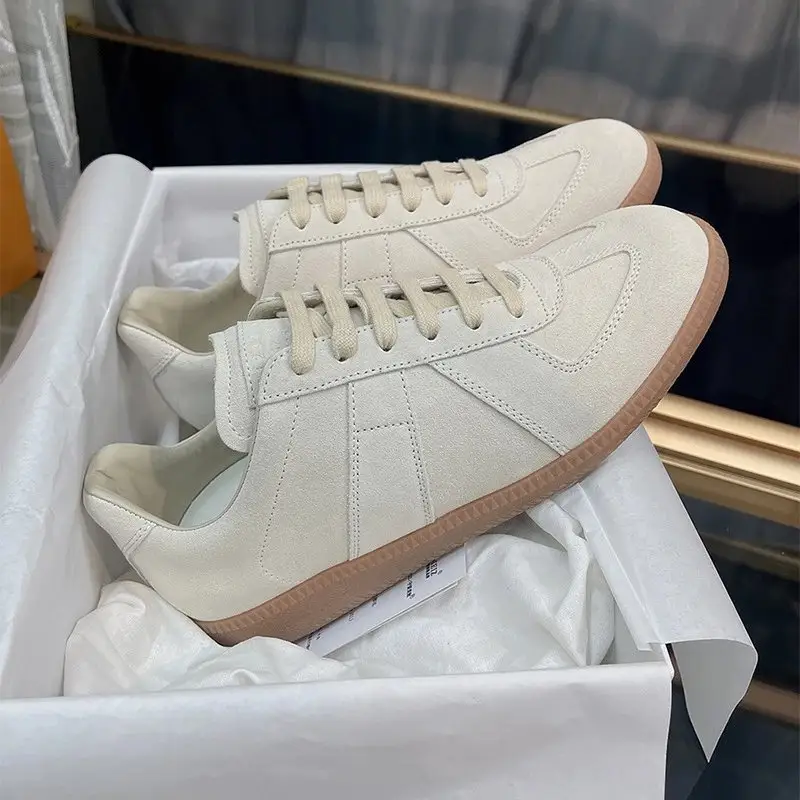 Margiela Gats Sneakers White — Milk tea color colorway — Kakobuy Spreadsheet photo