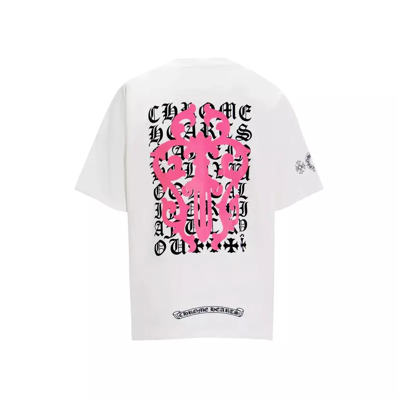 Chrome Hearts T-Shirts — 6025 white. colorway — USFans Spreadsheet photo