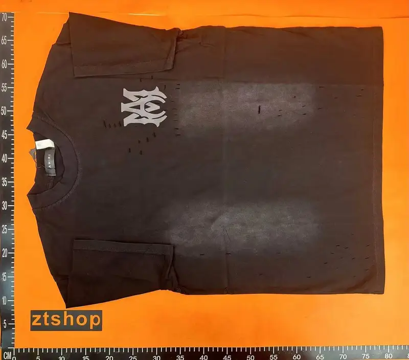 Amiri T-Shirts — 671 black colorway — USFans Spreadsheet photo