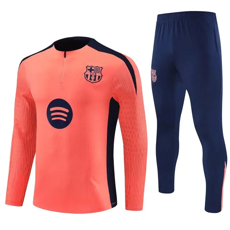 Barcelona Tracksuit — 2425 Barcelona Orange Pink [player versi colorway — USFans Spreadsheet photo