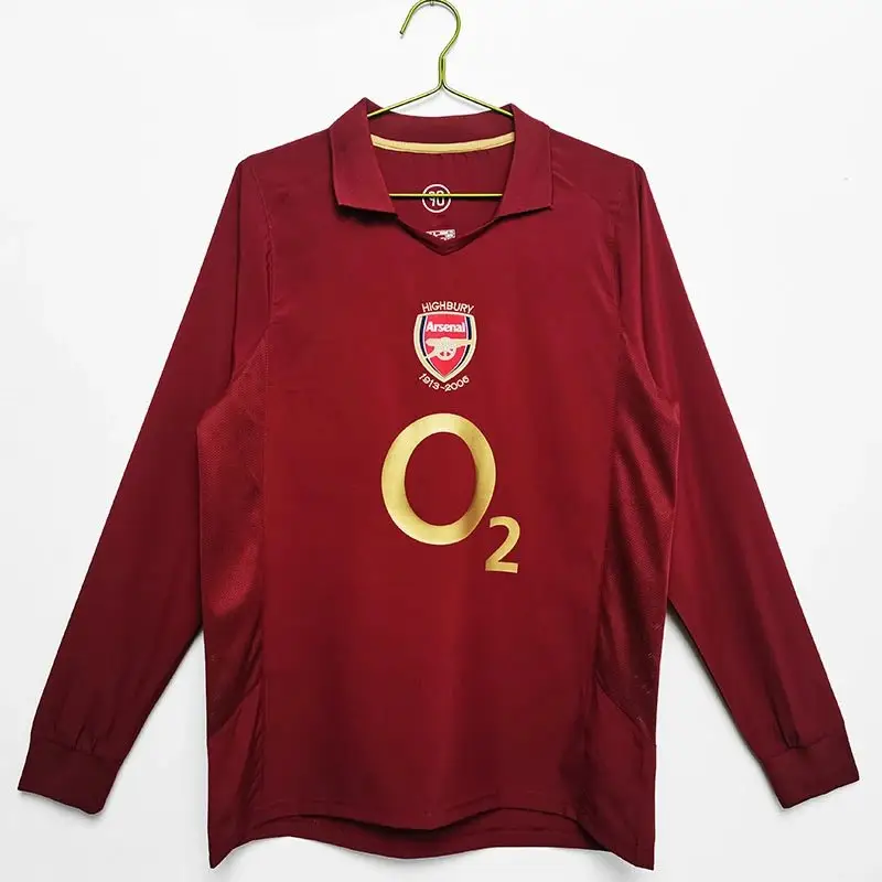 AC Milan Long Sleeve T-Shirt — Arsenal Home Long Sleeve 05/06 colorway — Kakobuy Spreadsheet photo