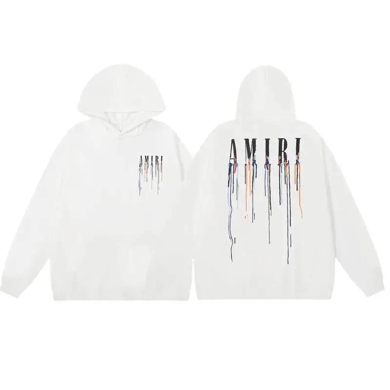 Amiri Paint Splatter Hoodie — 869 white colorway — USFans Spreadsheet photo