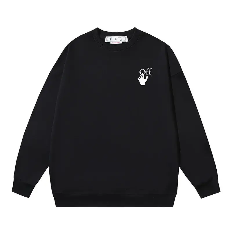 Off-White White Crewneck — 133 Black colorway — USFans Spreadsheet photo
