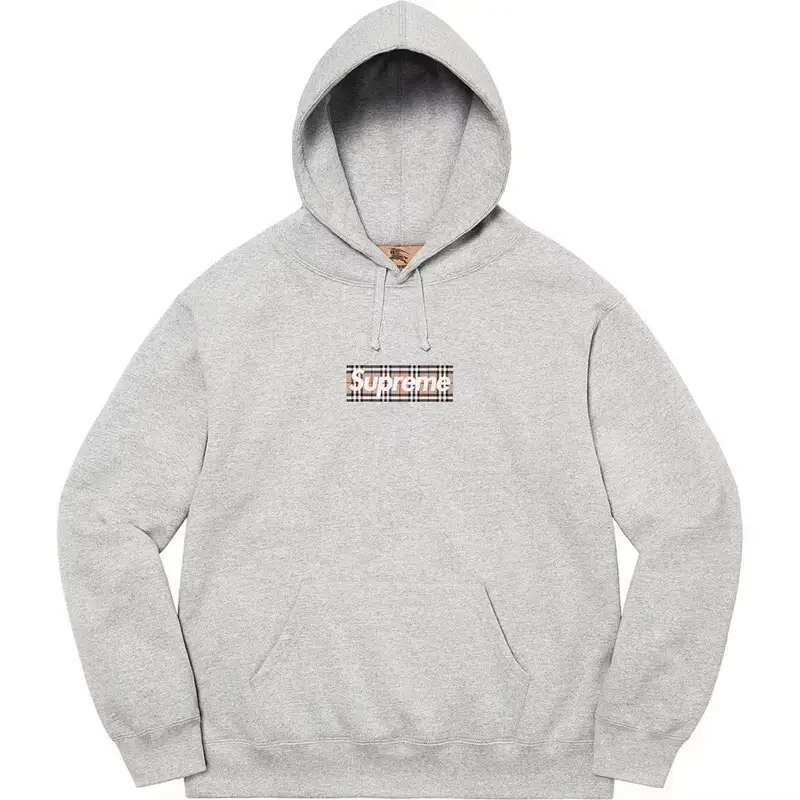 Supreme Hoodie — Gray colorway — USFans Spreadsheet photo
