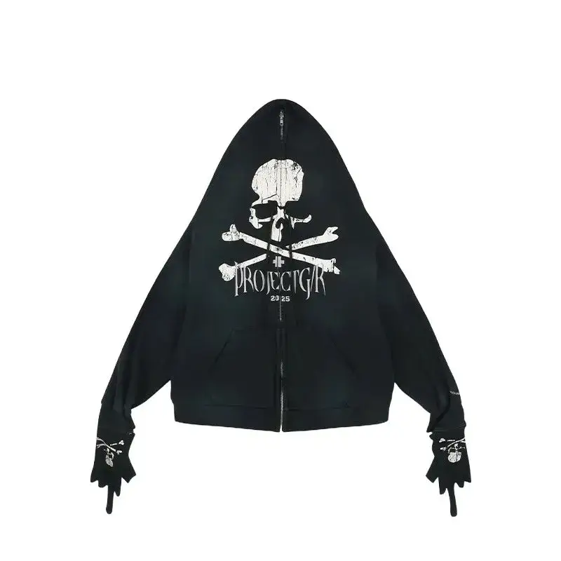 Grailz Project GR Hoodie — Skull/Black colorway — Kakobuy Spreadsheet photo