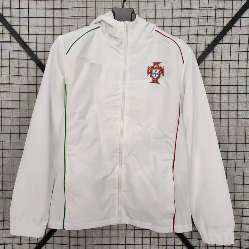 Vintage Jersey Hoodie Zip — 2526 Portugal single-sided with hat colorway — Kakobuy Spreadsheet photo