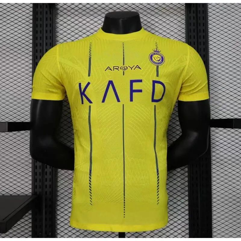 Al-Nassr CR7 Signature Jersey — Al-Nassr Home Kit – Player’s Edition colorway — Kakobuy Spreadsheet photo
