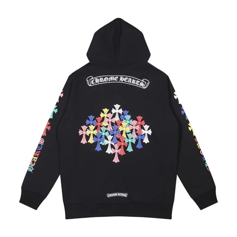 Chrome Hearts Zip Up Hoodies — Black 5015 colorway — USFans Spreadsheet photo