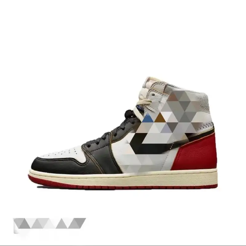 Jordan 1 Union Black Toe — Union Co branded Black Red colorway — USFans Spreadsheet photo