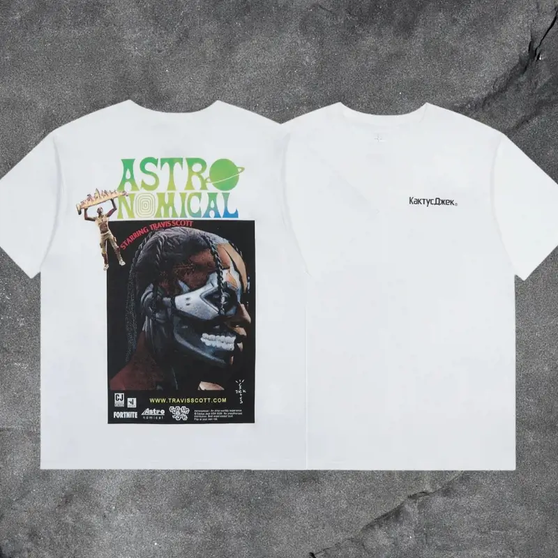 Travis Scott Tee 69cw — White 3142 colorway — Kakobuy Spreadsheet photo