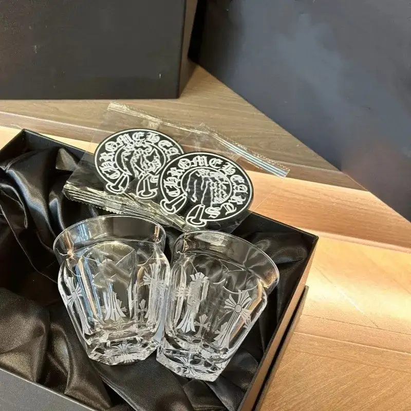 Chrome Hearts Glasses — Crystal goblets with a cross design colorway — USFans Spreadsheet photo