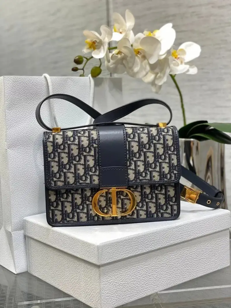 Dior 30 Montaigne Oblique — small size leather shoulder strap 21*13. colorway — USFans Spreadsheet photo