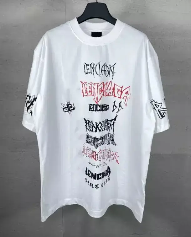 Balenciaga Raver T-Shirt — white colorway — USFans Spreadsheet photo