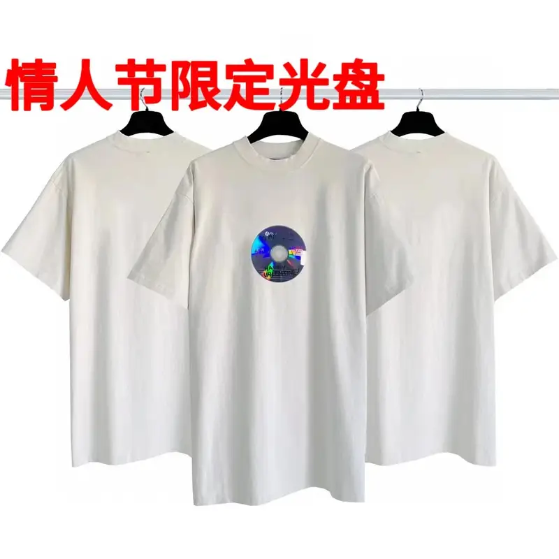 Balenciaga Tees — Valentine's Day Limited Disc White colorway — USFans Spreadsheet photo