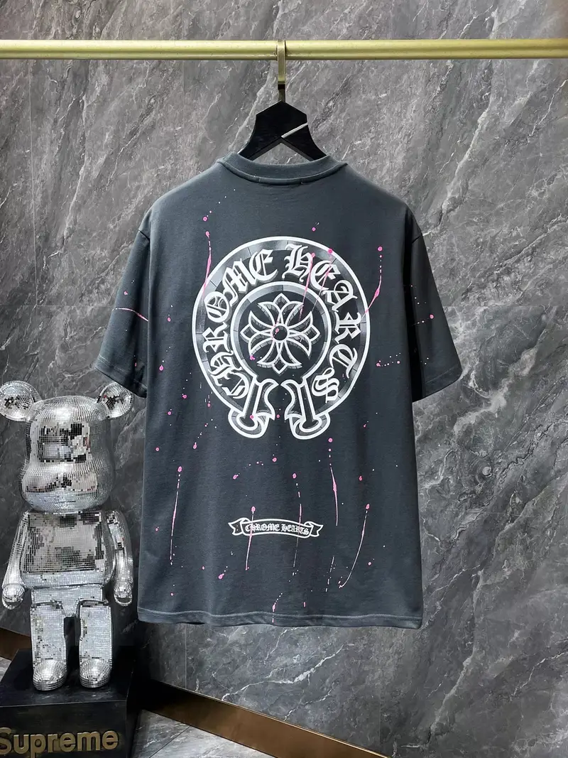 Chrome Hearts Leather Tee — 8783 luminous gray colorway — USFans Spreadsheet photo