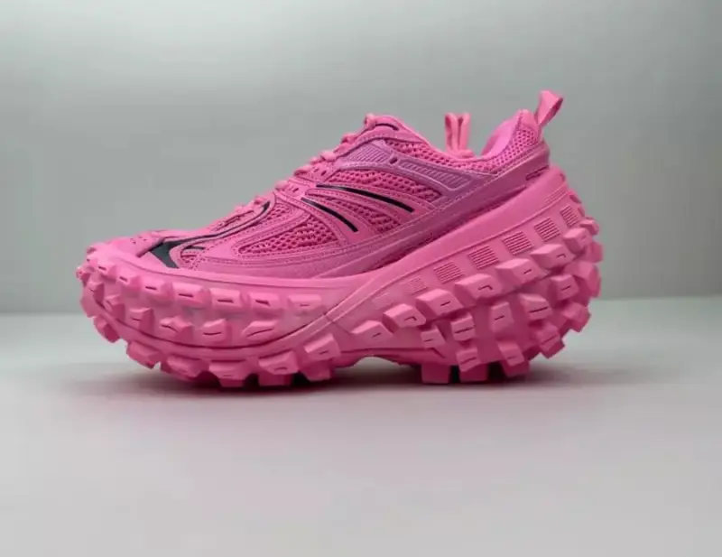 Balenciaga Defender All-Black Shoes — pink colorway — Kakobuy Spreadsheet photo
