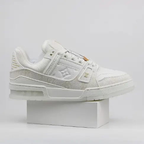 LV Trainers Monogram Black Denim Sneakers — 08 colorway — Kakobuy Spreadsheet photo