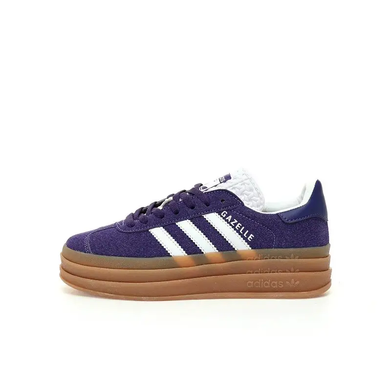 Adidas Originals Gazelle Bold — Grape purple raw rubber bottom IE0419 colorway — Kakobuy Spreadsheet photo