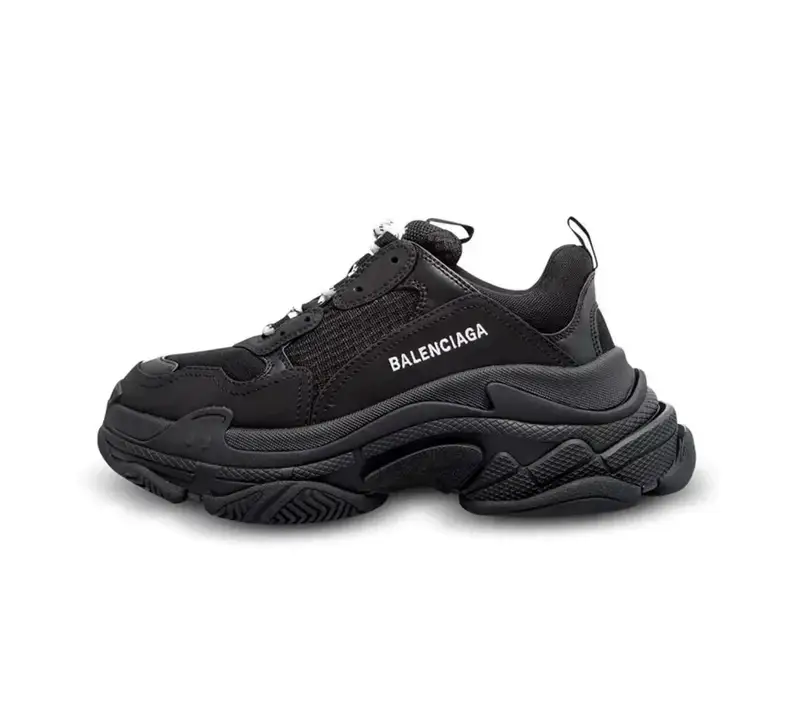 Balenciaga 3S White Shoes — pure black colorway — Kakobuy Spreadsheet photo